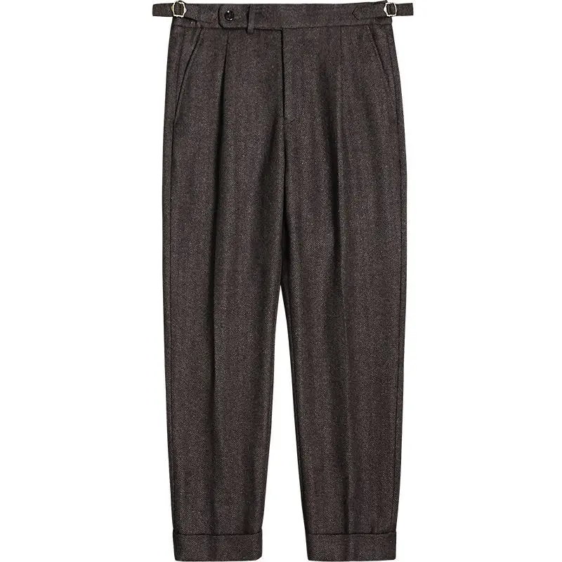 2023 Men Autumn Winter New Fashion Straight Fit Suits Pants Men's Business Casual Woolen Trousers Male Office Wool Pants A430
2023 Men Autumn Winter New Fashion Straight Fit Suits Pants Men's Business Casual Woolen Trousers Male Office Wool Pants A430