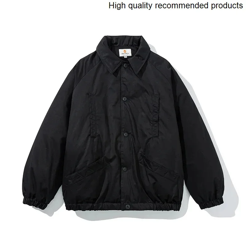 Winter Japanese Streetwear Fashion Men's Retro Cotton Padded Short Cargo Parkas Bomber Jacket Cityboy Thick Warm Coat Outerwear
Winter Japanese Streetwear Fashion Men's Retro Cotton Padded Short Cargo Parkas Bomber Jacket Cityboy Thick Warm Coat Outerwear