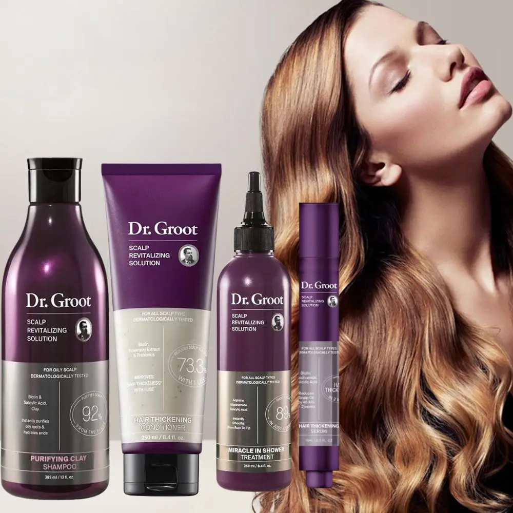 Dr. Groot Shampoo Oil Control Anti-hair Loss Smoothing Conditioner Follicle Repairing Essence Anti-frizz Scalp Care Essence Oil
Dr. Groot Shampoo Oil Control Anti-hair Loss Smoothing Conditioner Follicle Repairing Essence Anti-frizz Scalp Care Essence Oil