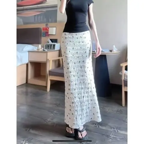 Korean Style Holiday Knot Print Lace High Waist Floral Fish Tail Half Skirt Summer Pure Desire Long Slimming Skirt
Korean Style Holiday Knot Print Lace High Waist Floral Fish Tail Half Skirt Summer Pure Desire Long Slimming Skirt