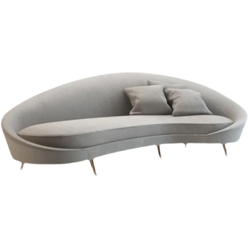 Simple Light Luxury Beauty Salon Curved Metal Feet Creative Combination Fabric Sofa Small Apartment Living Room Furniture
Simple Light Luxury Beauty Salon Curved Metal Feet Creative Combination Fabric Sofa Small Apartment Living Room Furniture