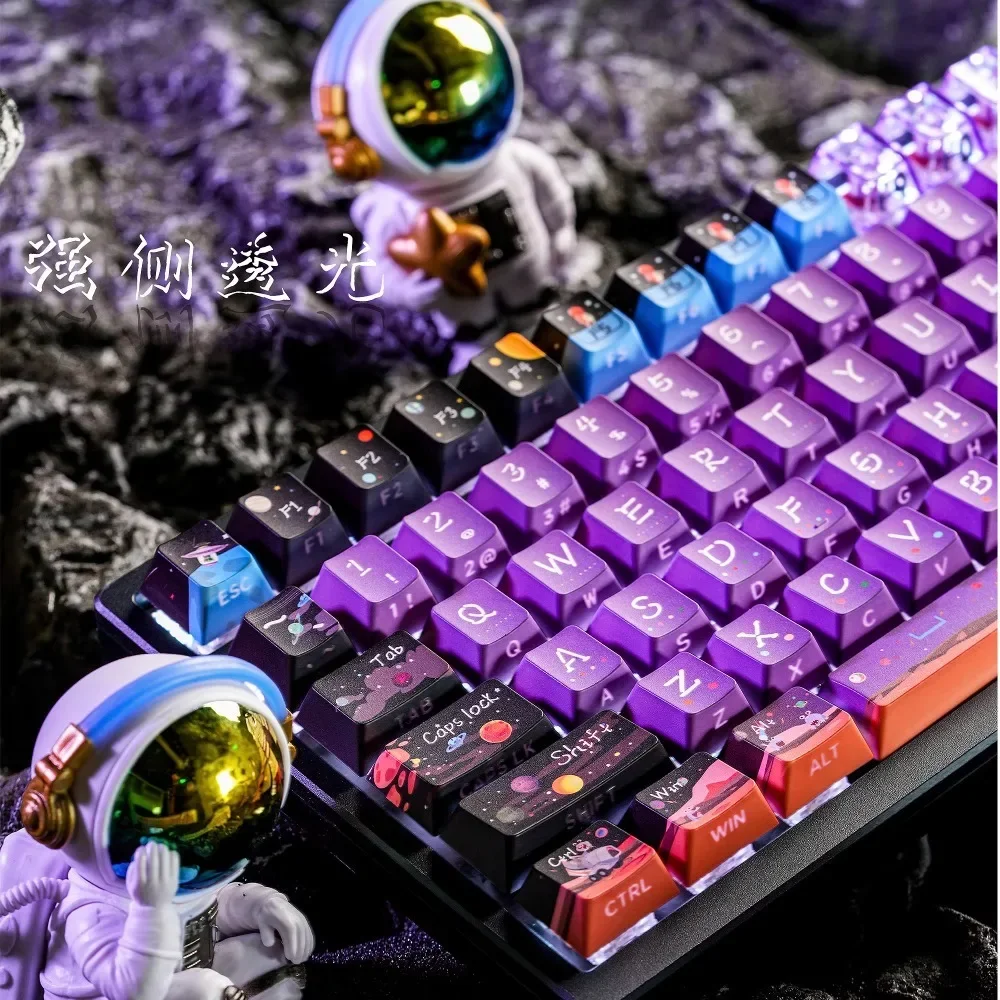 The Unknown Starry Sky Theme Keycaps Set 144keys Purple Keyboard Caps PBT+PC Cherry Custom Cool Key Caps Mechanical Keyboard
The Unknown Starry Sky Theme Keycaps Set 144keys Purple Keyboard Caps PBT+PC Cherry Custom Cool Key Caps Mechanical Keyboard