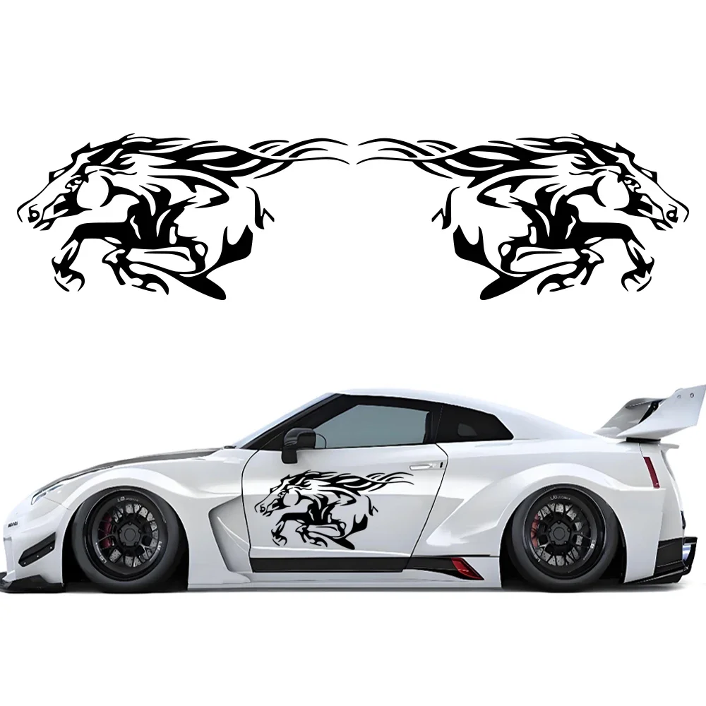 2PCS Running Horse Sticker Car Body Side Vinyl Decals Decoration for Trucks Vans Pickup Film Waterproof DIY Tuning Accessories
2PCS Running Horse Sticker Car Body Side Vinyl Decals Decoration for Trucks Vans Pickup Film Waterproof DIY Tuning Accessories