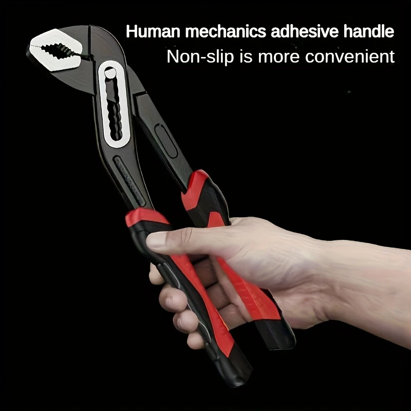 1pc Water Pump Pliers Adjustable Wrench For Pipeline Multi-Functional Plumbing Pliers Open Pipe Pliers Bathroom Maintenance Tool
1pc Water Pump Pliers Adjustable Wrench For Pipeline Multi-Functional Plumbing Pliers Open Pipe Pliers Bathroom Maintenance Tool
