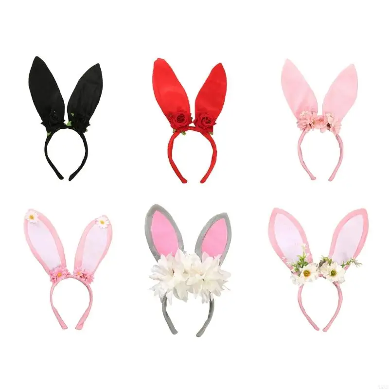 Rabbits Ear Flower Headband Easter Cosplay Costume Bunnies Girl Hairhoop Party Headpiece Masquerades Props for Women Teens
Rabbits Ear Flower Headband Easter Cosplay Costume Bunnies Girl Hairhoop Party Headpiece Masquerades Props for Women Teens