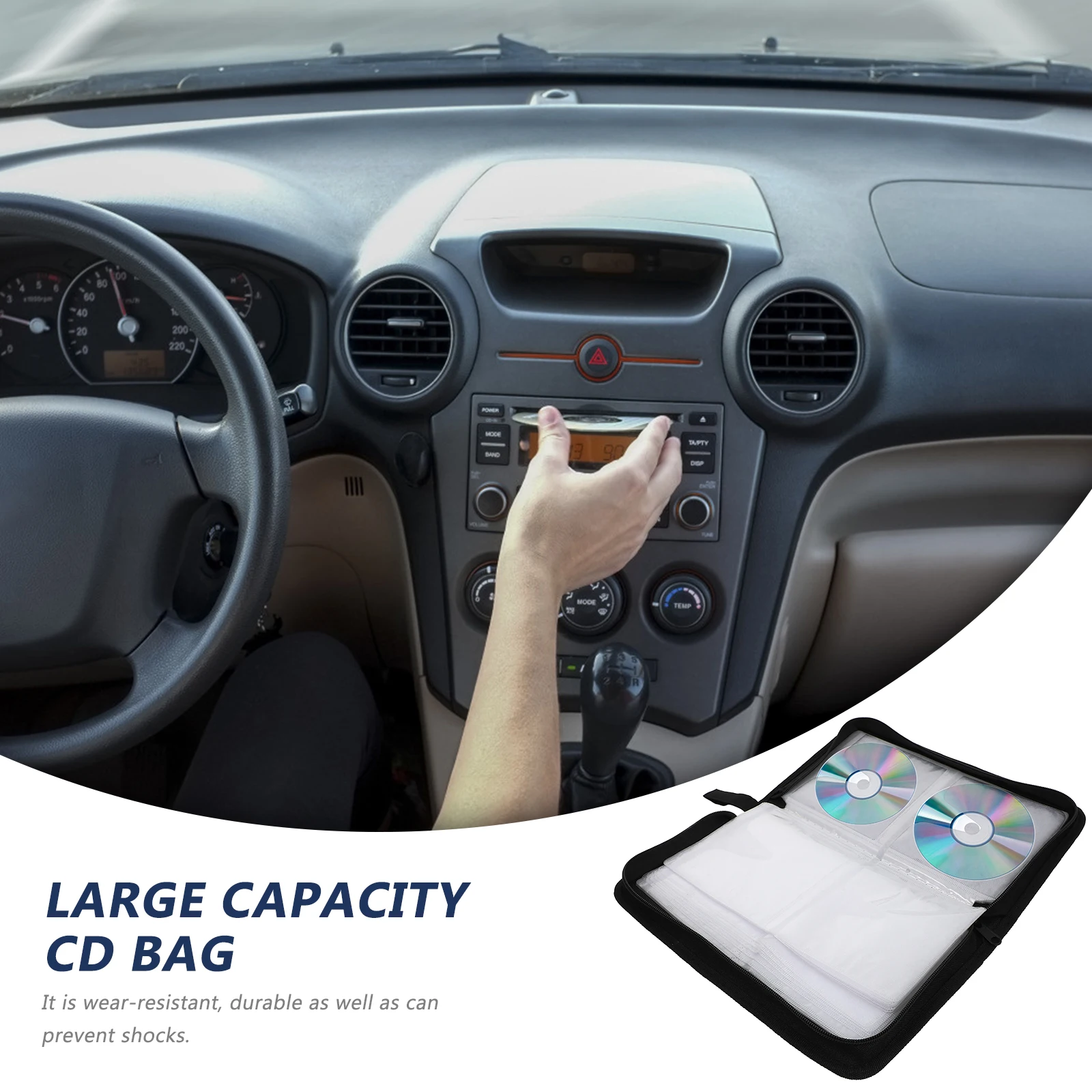 Oxford Cloth CD Bag Large Capacity Storage Portable Dustproof Scratch Resistant Travel Home ganizer CD Container Disc
Oxford Cloth CD Bag Large Capacity Storage Portable Dustproof Scratch Resistant Travel Home ganizer CD Container Disc