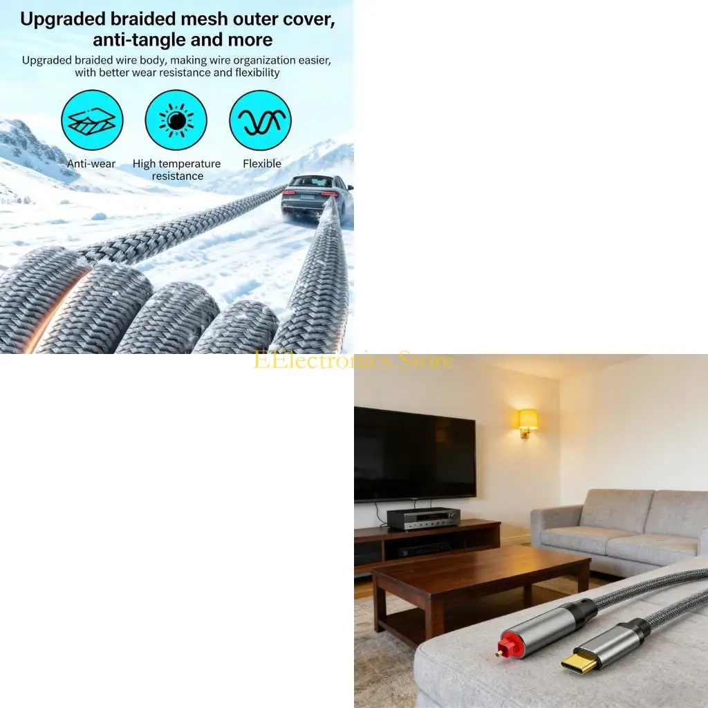 B03C USB A Male To Digital Sound Link Cable 1.5M With Protective Cover For Steady Use
B03C USB A Male To Digital Sound Link Cable 1.5M With Protective Cover For Steady Use