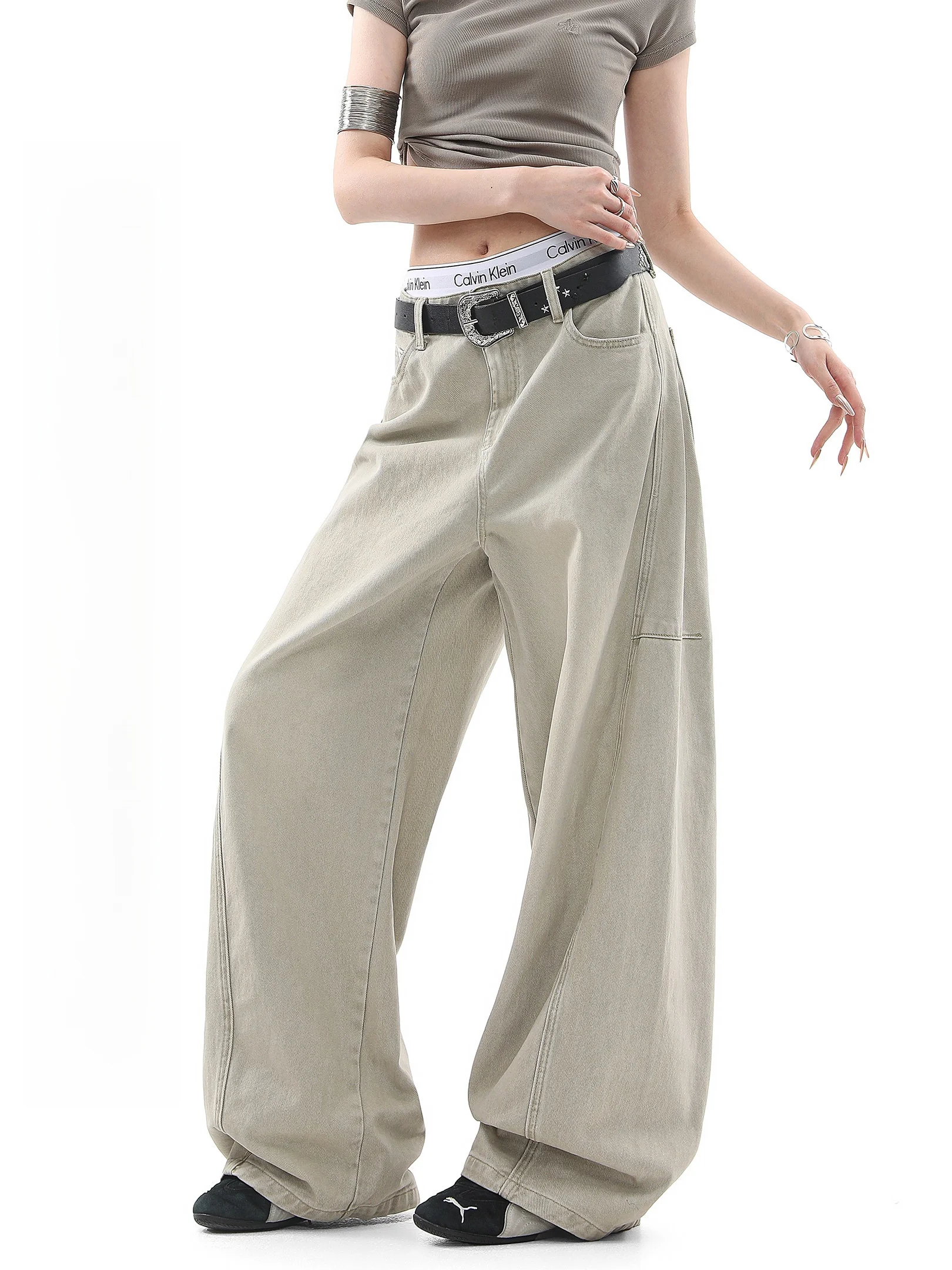 Ichmode Women's Straight Leg Jeans Loose Wide Leg Casual Pants Bend Knife Pants Versatile Washed Denim Summer Natural Waist
Ichmode Women's Straight Leg Jeans Loose Wide Leg Casual Pants Bend Knife Pants Versatile Washed Denim Summer Natural Waist