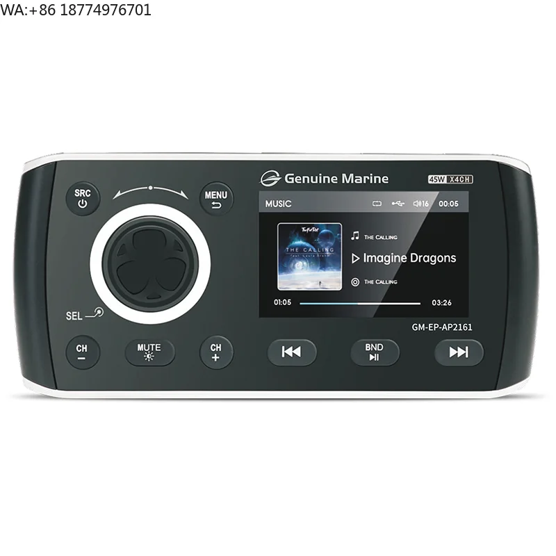 Оригинальный новый водонепроницаемый морской стереоприемник MP3-плеер с FM-радио для лодки с пультом управления
Оригинальный новый водонепроницаемый морской стереоприемник MP3-плеер с FM-радио для лодки с пультом управления