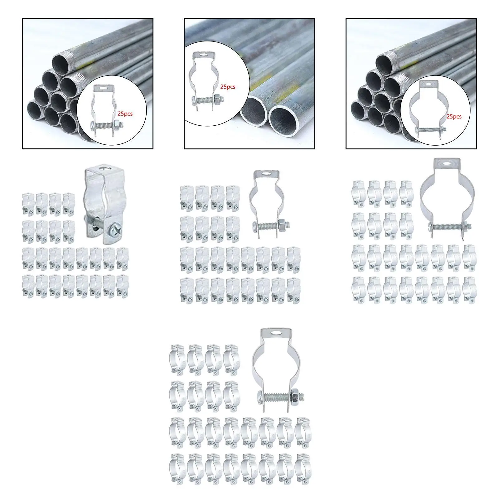 25 Pieces Galvanized Steel Conduit Hangers Rigid for Rigid Conduit Mounting to Surface Conduit Supports Professional
25 Pieces Galvanized Steel Conduit Hangers Rigid for Rigid Conduit Mounting to Surface Conduit Supports Professional
