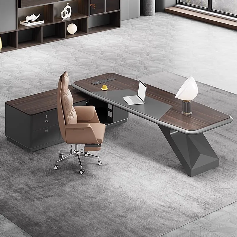 Легкий роскошный стол для босса, комбинация офисного стола и стула, простой и современный стол президента, офисная мебель лидерства Mana
Легкий роскошный стол для босса, комбинация офисного стола и стула, простой и современный стол президента, офисная мебель лидерства Mana
