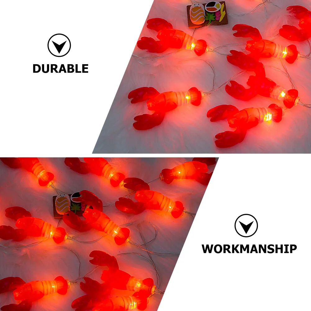 1Pcs LED Lobster String Light Red Christmas Decorative Lamp Festival Hanging Light Home Garden Patio Event LED Lamp String
1Pcs LED Lobster String Light Red Christmas Decorative Lamp Festival Hanging Light Home Garden Patio Event LED Lamp String
