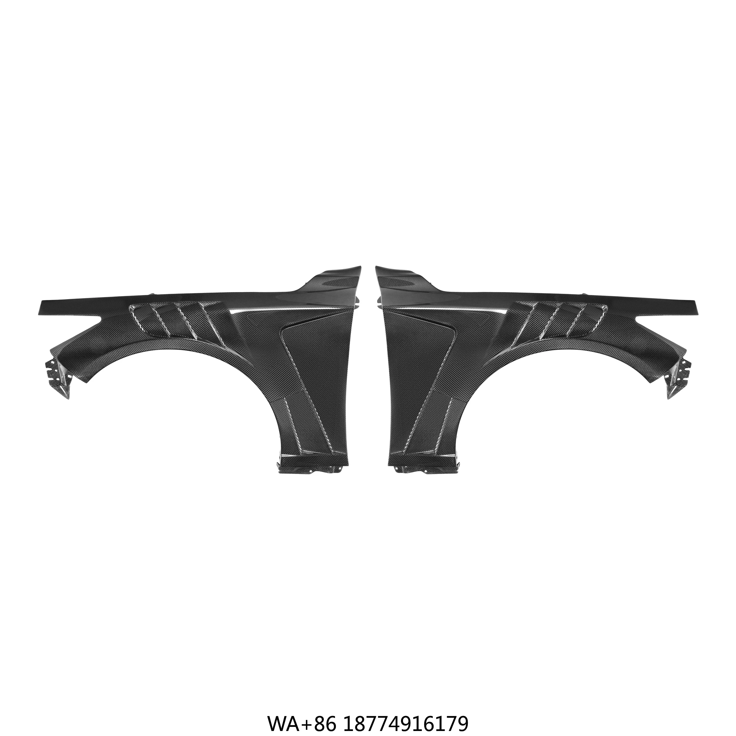 Накладки на передние боковые крылья из настоящего углеродного волокна для Q50/Q50L 2014-2020, бампер с несколькими отверстиями, новое состояние
Накладки на передние боковые крылья из настоящего углеродного волокна для Q50/Q50L 2014-2020, бампер с несколькими отверстиями, новое состояние