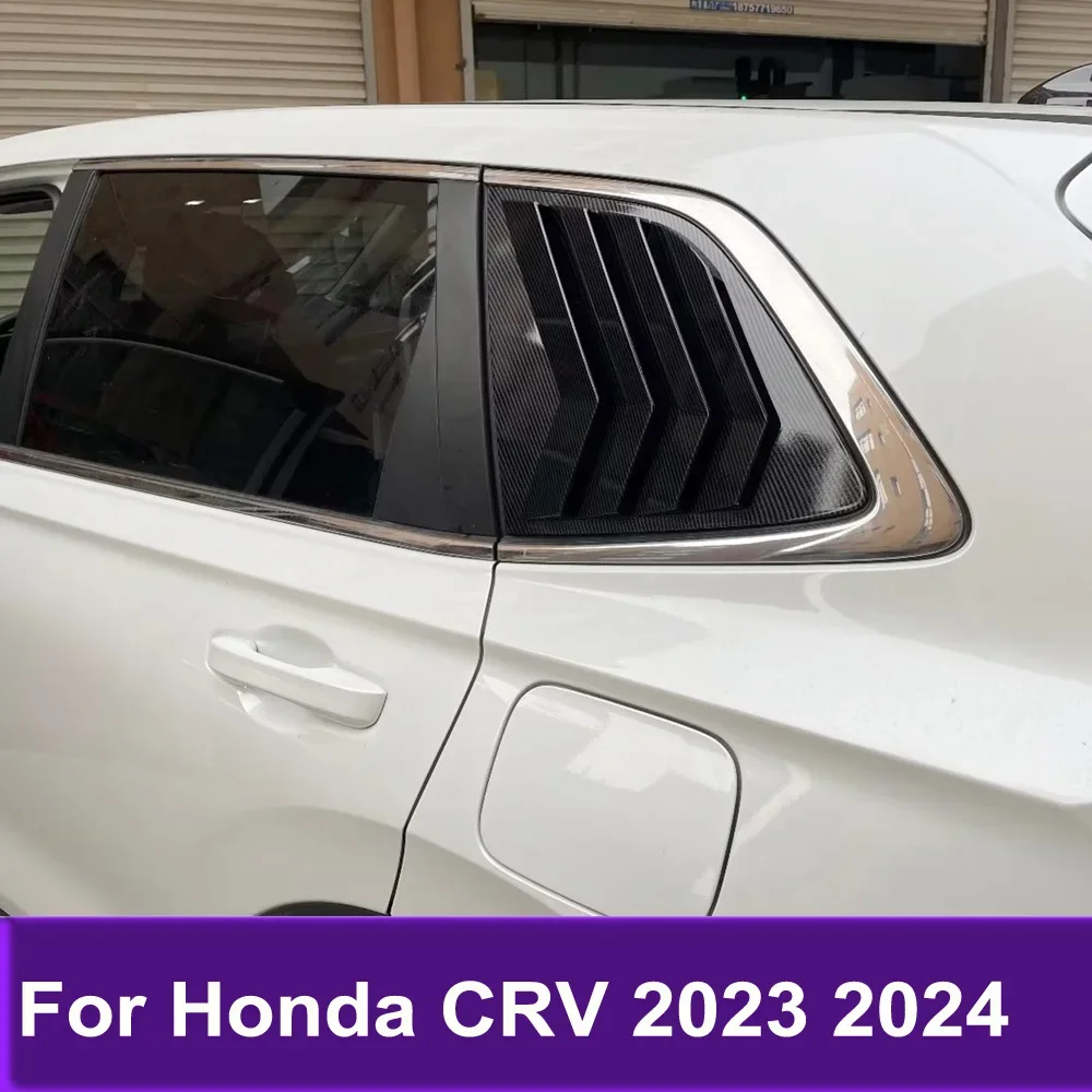 ABS Carbon Fiber Rear Window Louvers Spoiler Cover Trim Car Exterior Accessories For Honda CRV CR-V 2023 2024
ABS Carbon Fiber Rear Window Louvers Spoiler Cover Trim Car Exterior Accessories For Honda CRV CR-V 2023 2024