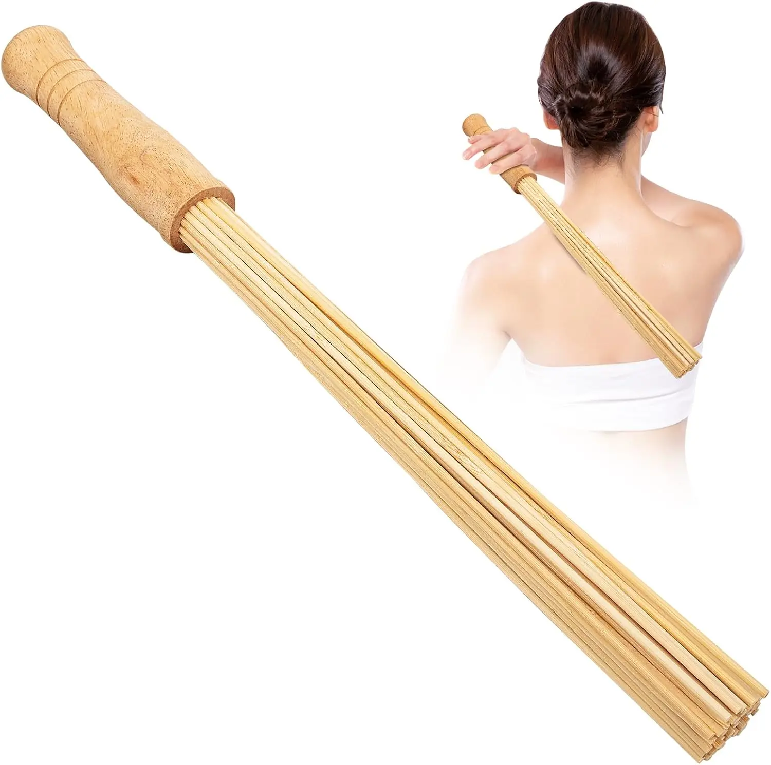 Bamboo Massage Stick for Back & Body - Portable Muscle Relaxation Tool
Bamboo Massage Stick for Back & Body - Portable Muscle Relaxation Tool