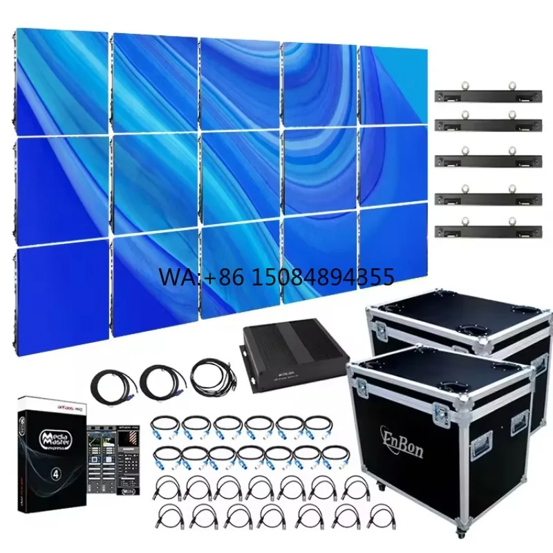 Backstage LED Screen Big Concert Church Indoor LED Rental Display for Event 2.6mm 2.9mm 3.9mm LED Wall
Backstage LED Screen Big Concert Church Indoor LED Rental Display for Event 2.6mm 2.9mm 3.9mm LED Wall