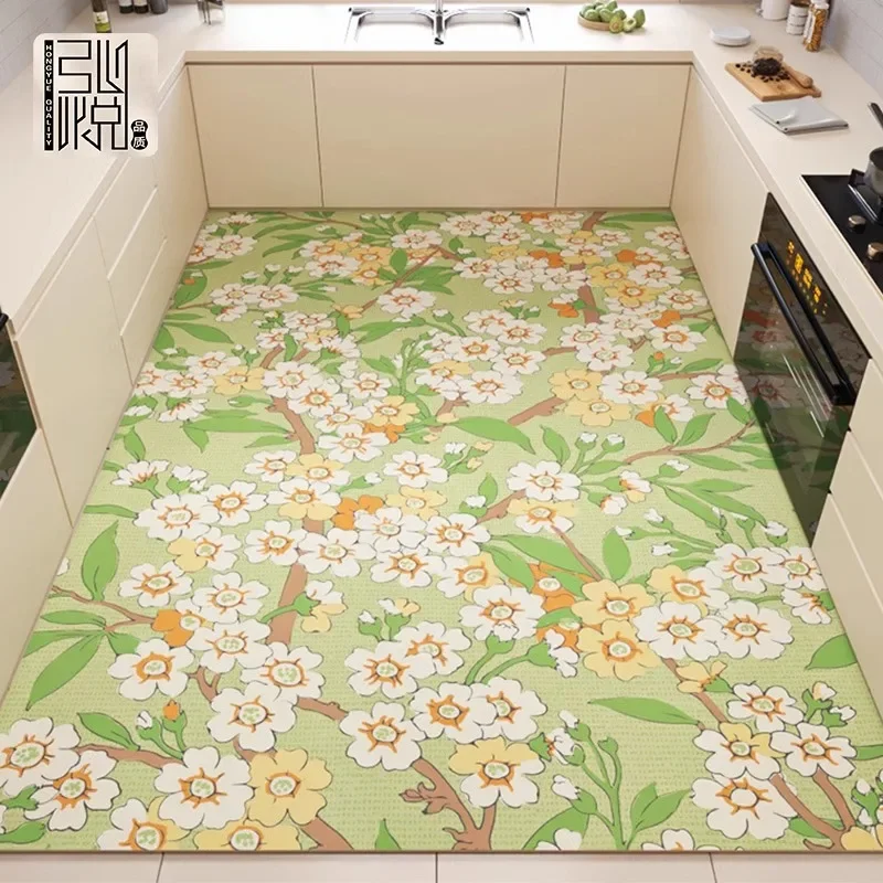 French Petal Print Waterproof Oil-proof PVC Leather Kitchen Floor Mat Home Decoration Stain-resistant Balcony Carpet Ковер Tapis
French Petal Print Waterproof Oil-proof PVC Leather Kitchen Floor Mat Home Decoration Stain-resistant Balcony Carpet Ковер Tapis
