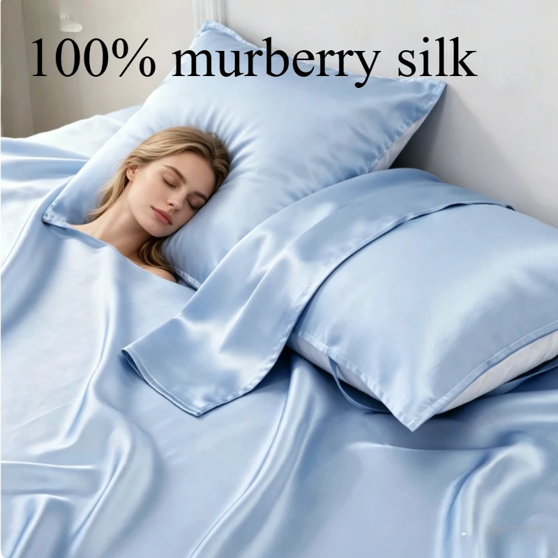 19 Momme Mulberry Silk Pillowcase - 100% Pure Silk Pillow Cover for Hair and Skin - Anti Wrinkle Sleeping Case - Gift 52*74cm
19 Momme Mulberry Silk Pillowcase - 100% Pure Silk Pillow Cover for Hair and Skin - Anti Wrinkle Sleeping Case - Gift 52*74cm