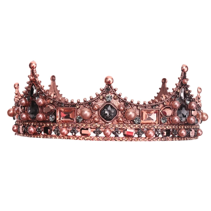 King Crowns For Men - Baroque Vintage Rhinestone Crystal Crown, Men's Full Kings Crown For Theater Prom Party
King Crowns For Men - Baroque Vintage Rhinestone Crystal Crown, Men's Full Kings Crown For Theater Prom Party