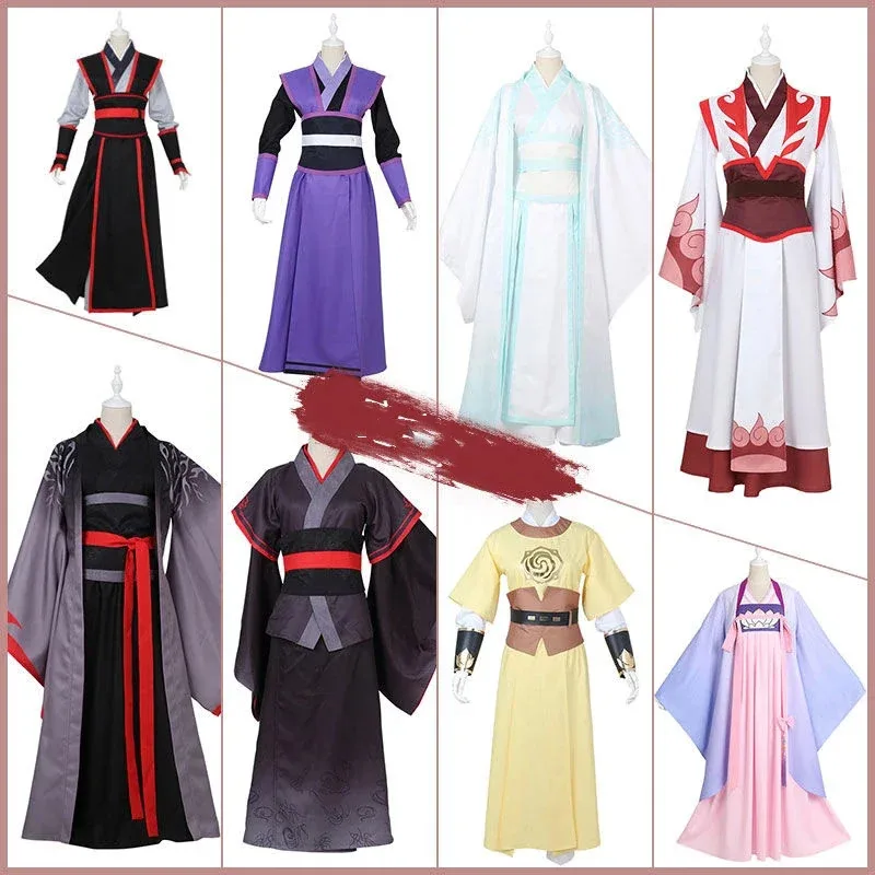 Dao Mo To Shi Wei Wuxian Young/Lan Wangji/Jiang Cheng/Jiang Yanli Grandmaster of Demonic Cultivation Anime Cosplay Costume 
Dao Mo To Shi Wei Wuxian Young/Lan Wangji/Jiang Cheng/Jiang Yanli Grandmaster of Demonic Cultivation Anime Cosplay Costume