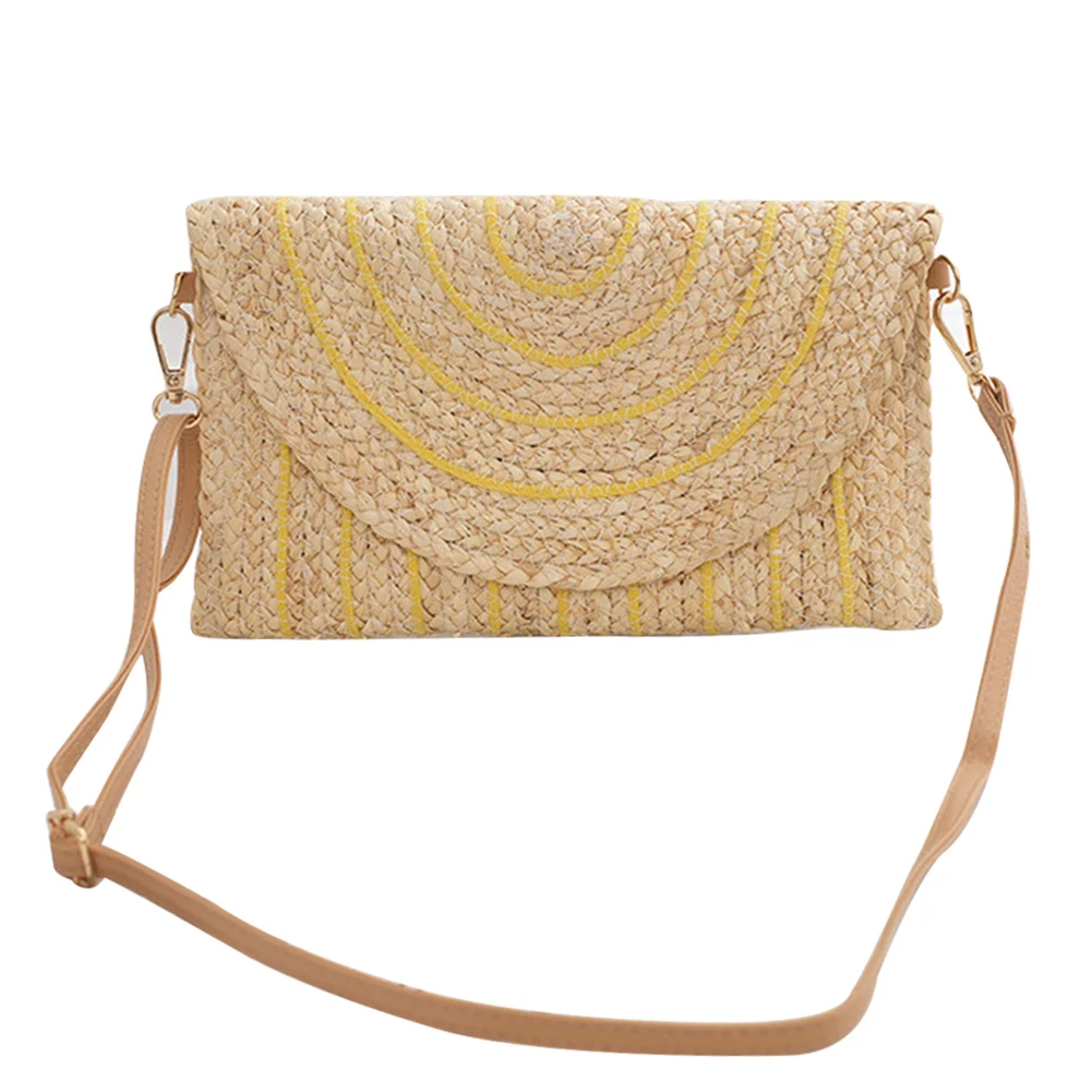 Woven Trendy Crossbody Bag with Adjustable Strap Shoulder Purse Flap Holiday Travel Handbag Straw Bag for Women and Girls
Woven Trendy Crossbody Bag with Adjustable Strap Shoulder Purse Flap Holiday Travel Handbag Straw Bag for Women and Girls