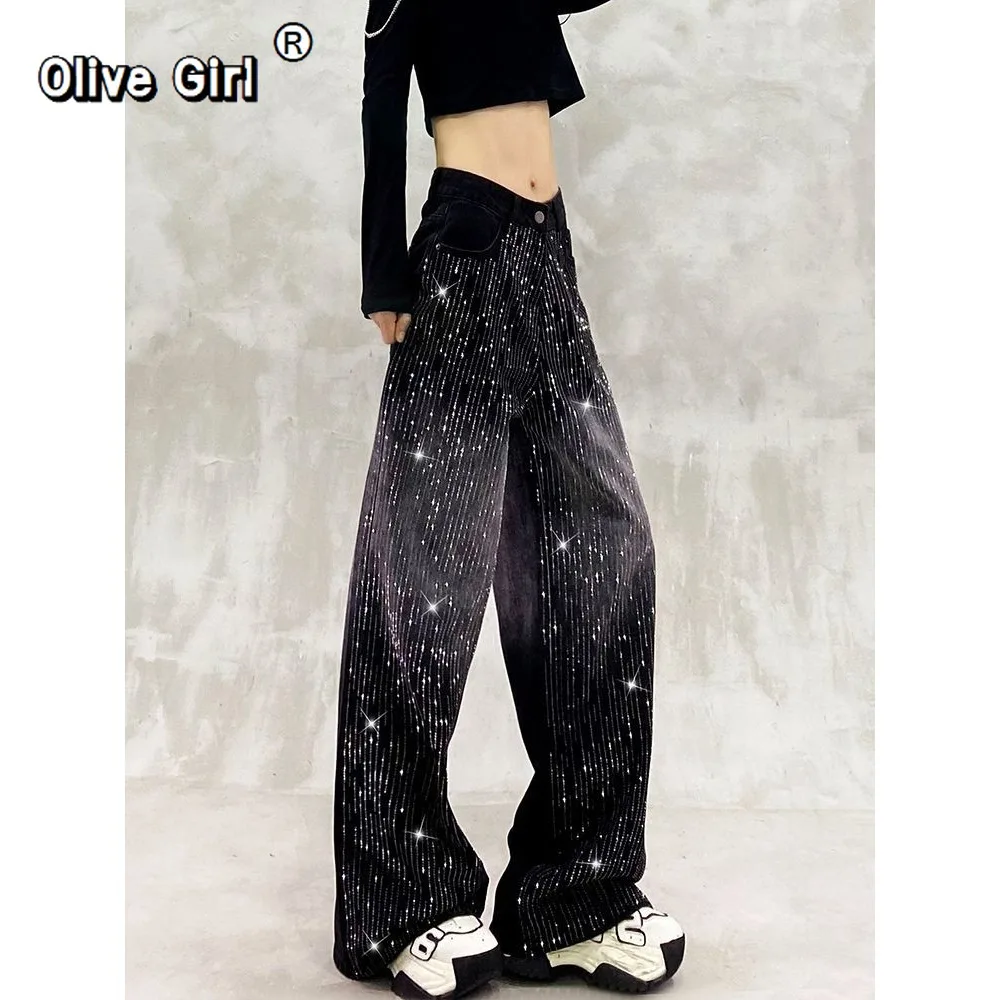 Olivegirl американские джинсы, милые джинсы для девочек, брюки в стиле ретро, цыганские звезды, брюки-поло с горячими бриллиантами, 2026 женские
Olivegirl американские джинсы, милые джинсы для девочек, брюки в стиле ретро, цыганские звезды, брюки-поло с горячими бриллиантами, 2026 женские