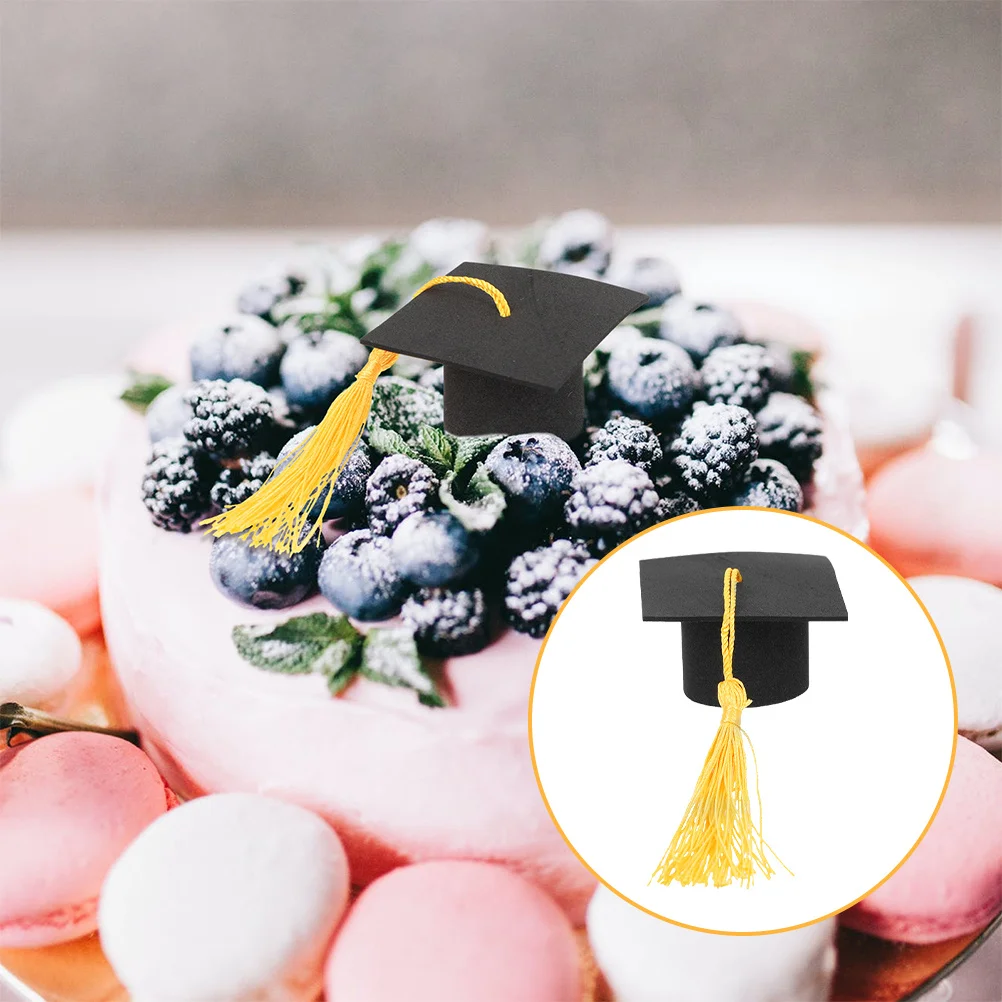 8Pcs Mini Grad Cap with Tassels Cake Toppers Safe Sturdy Materials Perfect for Graduation Party Cupcake and Dessert Decoration
8Pcs Mini Grad Cap with Tassels Cake Toppers Safe Sturdy Materials Perfect for Graduation Party Cupcake and Dessert Decoration
