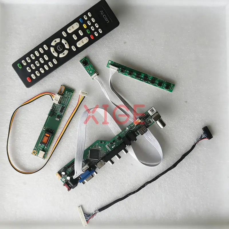 Для LP154WX2 LP154W01 LP154WX4 LP154WX5 матричный контроллер плата привода DIY Kit 1280*800 1CCFL LVDS-30Pin HDMI + VGA + AV + USB 1280x800
Для LP154WX2 LP154W01 LP154WX4 LP154WX5 матричный контроллер плата привода DIY Kit 1280*800 1CCFL LVDS-30Pin HDMI + VGA + AV + USB 1280x800