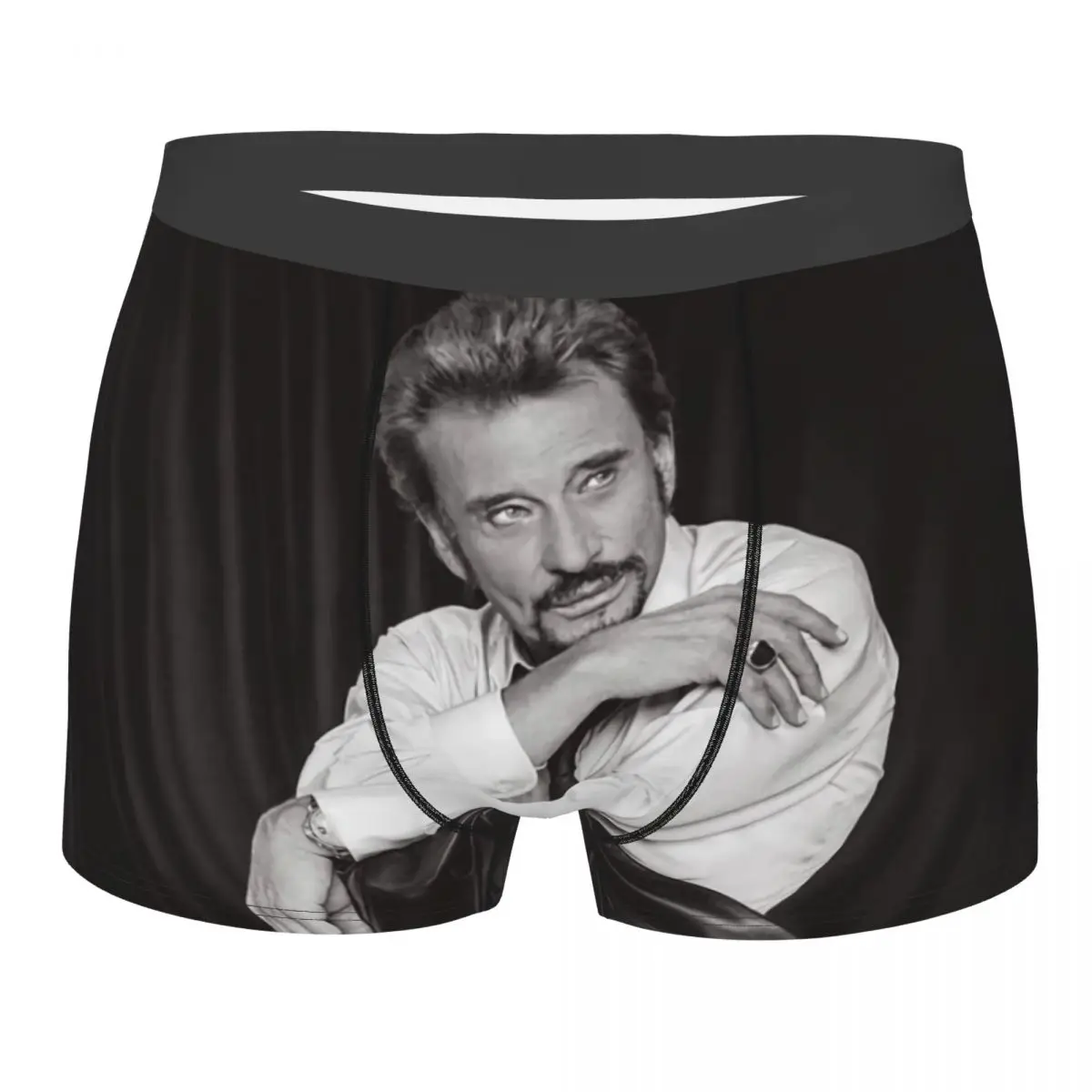 Крутые боксеры Johnny Hallyday на заказ, мужские трусы-боксеры French Rock Singer, нижнее белье, модные трусы
Крутые боксеры Johnny Hallyday на заказ, мужские трусы-боксеры French Rock Singer, нижнее белье, модные трусы