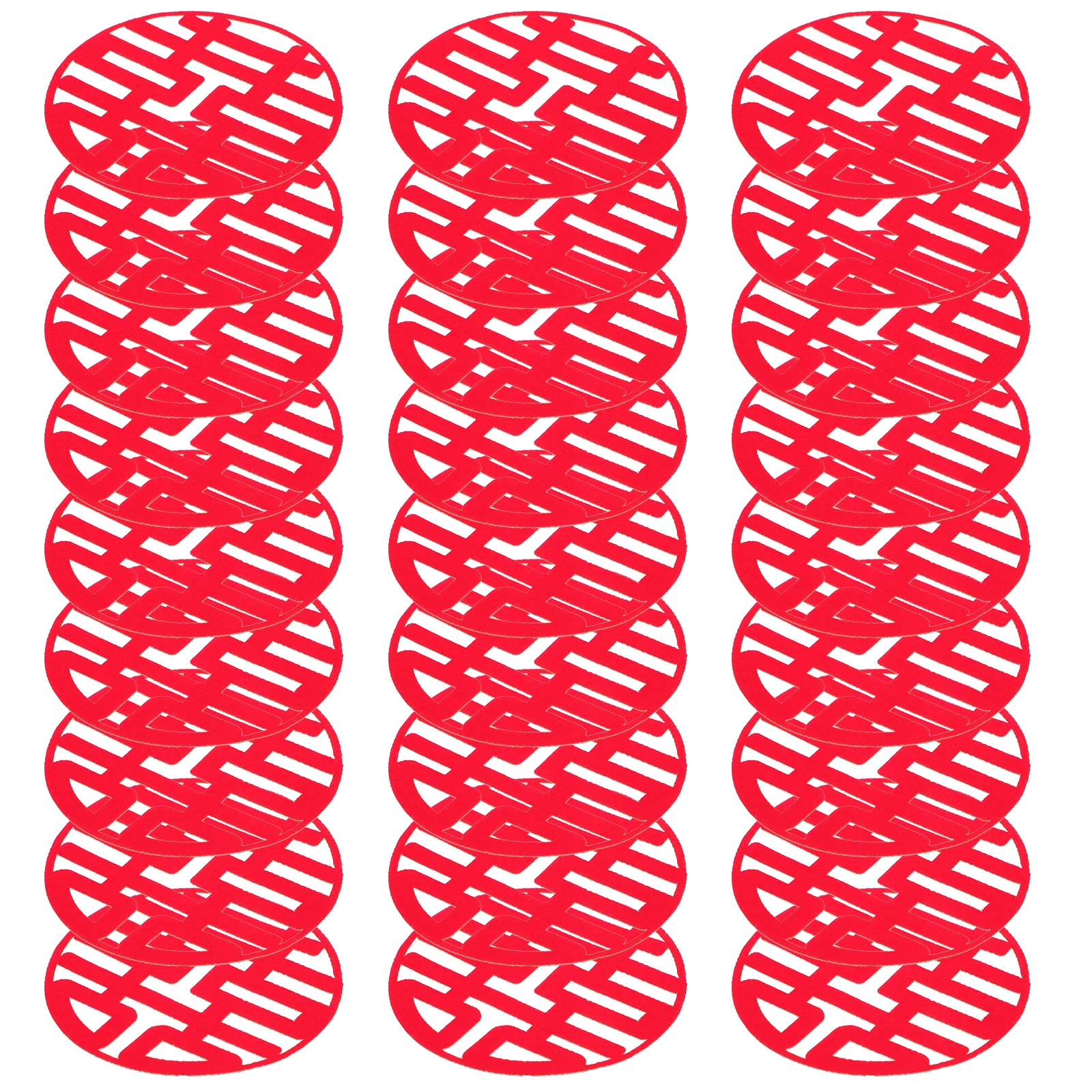 30pcs Word Stickers Non-woven Chinese Wedding Decorations Durable Xi Paper-cut Door Wedding Decorations Wall Living Room
30pcs Word Stickers Non-woven Chinese Wedding Decorations Durable Xi Paper-cut Door Wedding Decorations Wall Living Room