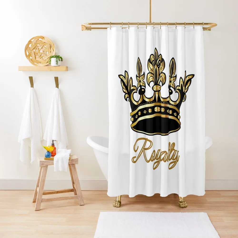 Cute Royalty Black and Golden Crown Shower Curtain Cover Washable Waterproof Fabric Shower Curtain
Cute Royalty Black and Golden Crown Shower Curtain Cover Washable Waterproof Fabric Shower Curtain