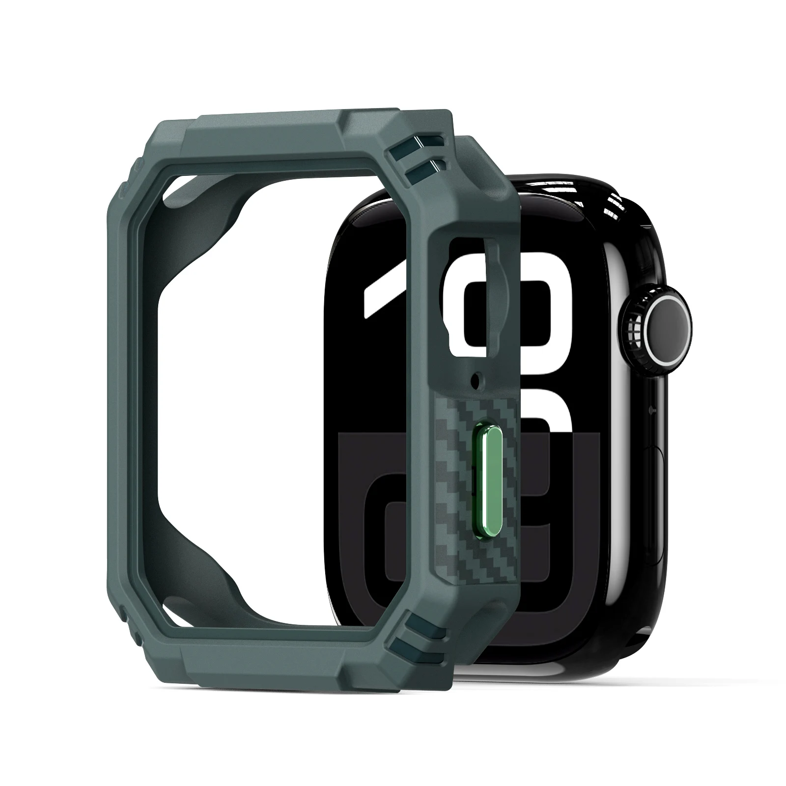 Для Apple Watch Series 10 46 мм DUX DUCIS Damo Series чехол для часов ПК + ТПУ, защитный чехол для часов с защитой от падения - зеленый
Для Apple Watch Series 10 46 мм DUX DUCIS Damo Series чехол для часов ПК + ТПУ, защитный чехол для часов с защитой от падения - зеленый