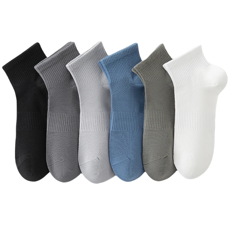 Men Socks 6Pairs Short Combed Cotton Mesh Breathable Odor proof and antibacterial Spring Summer for Male sock New High Quality
Men Socks 6Pairs Short Combed Cotton Mesh Breathable Odor proof and antibacterial Spring Summer for Male sock New High Quality