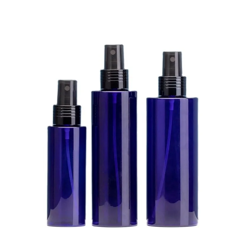 Blue Fine Mist Spray Bottle Flat Shoulder Toner Water Liquid Screw Teeth Black Sprayer 100/200/250ml PET Plastic Spray Bottle
Blue Fine Mist Spray Bottle Flat Shoulder Toner Water Liquid Screw Teeth Black Sprayer 100/200/250ml PET Plastic Spray Bottle