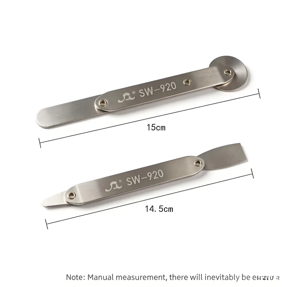 2Pcs LCD Screen Opener Tool with Smooth Rolling Wheel Universal Pry Bar BGA for iPhone Repair Effortless Glass Separation Tools
2Pcs LCD Screen Opener Tool with Smooth Rolling Wheel Universal Pry Bar BGA for iPhone Repair Effortless Glass Separation Tools