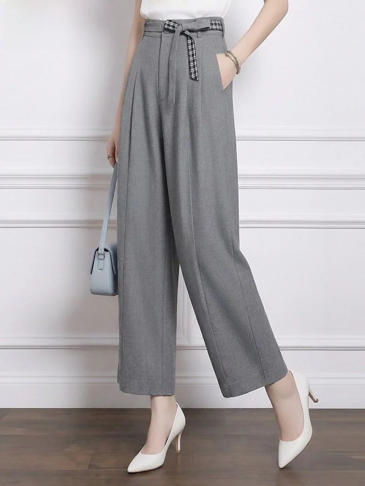 High Waist Wide Leg Pants Women's Business Casual Commute Loose Fit Straight Cut Trousers Summer Simple Style Fashionable
High Waist Wide Leg Pants Women's Business Casual Commute Loose Fit Straight Cut Trousers Summer Simple Style Fashionable