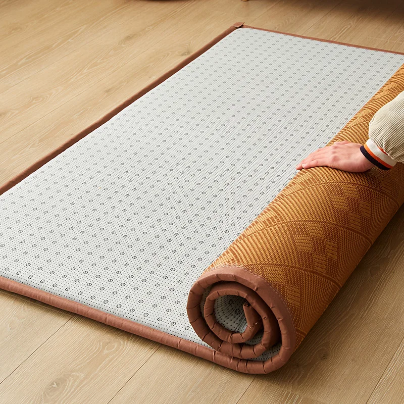 Summer ice rattan thickened mat mattress household ice silk tatami mat foldable soft floor mat
Summer ice rattan thickened mat mattress household ice silk tatami mat foldable soft floor mat