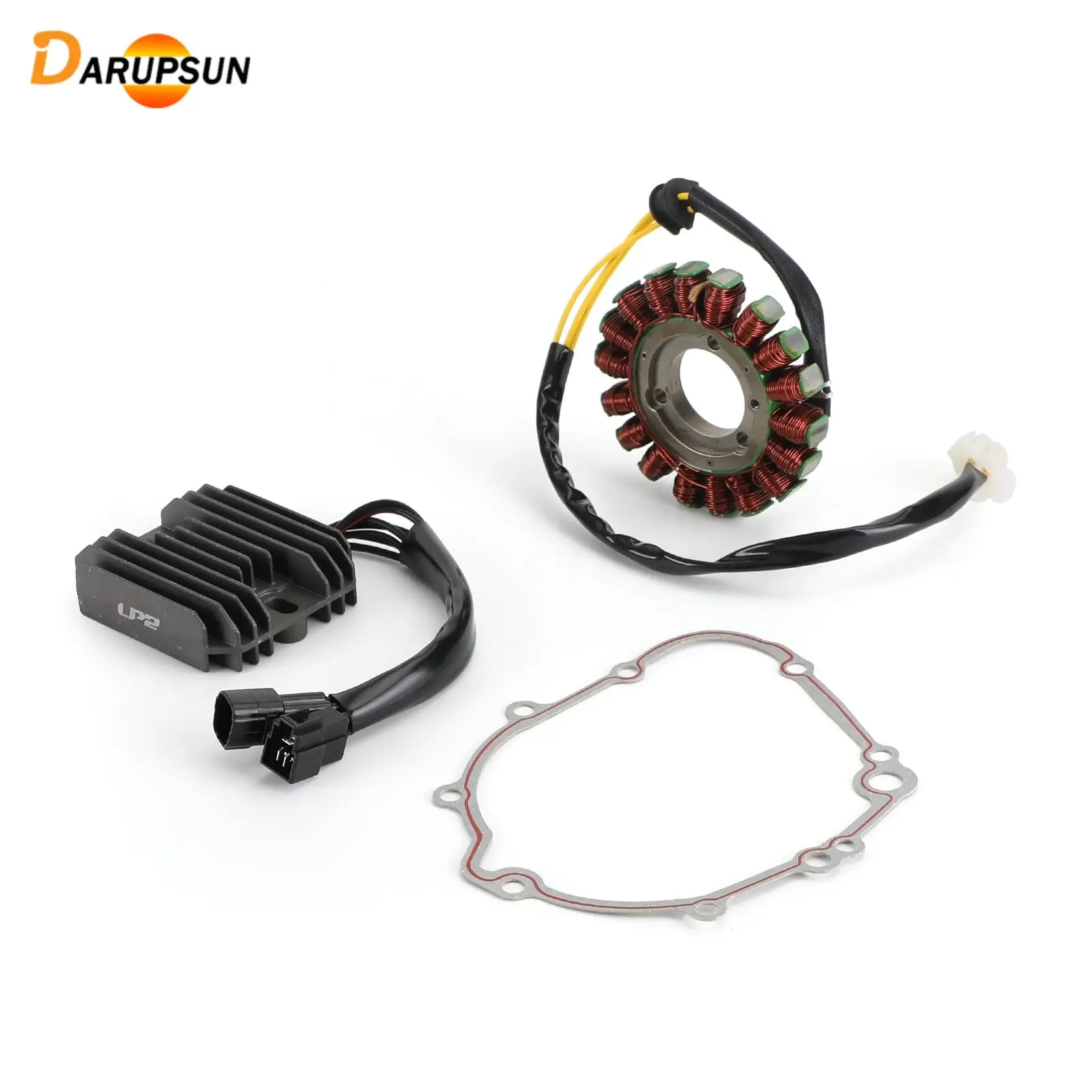DARUPSUN Magneto Coil Stator+Voltage Rectifier+Gasket For Suzuki GSXR 600 750 2006-2007
DARUPSUN Magneto Coil Stator+Voltage Rectifier+Gasket For Suzuki GSXR 600 750 2006-2007