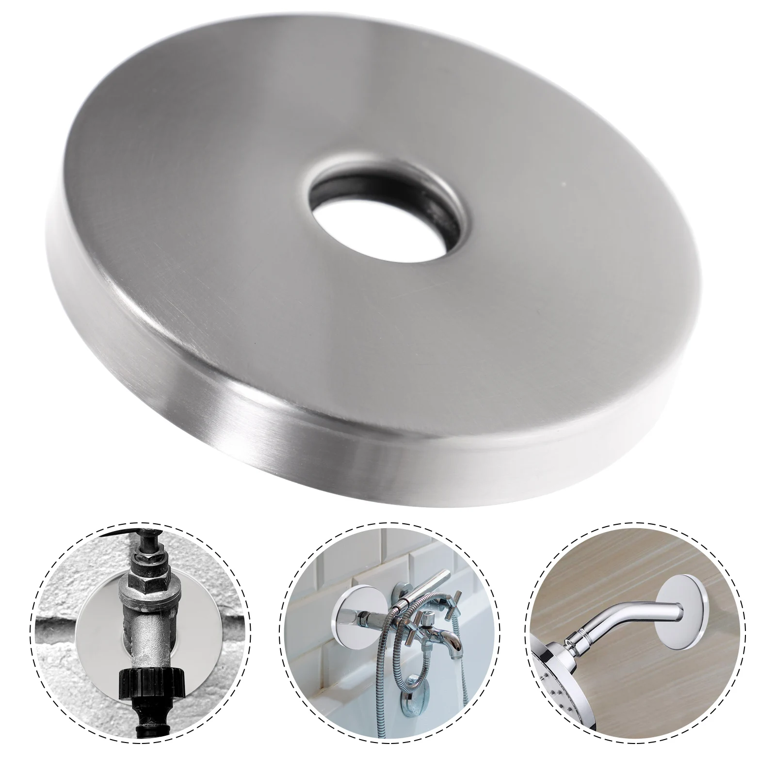 Stainless Steel Flange Decorative Cover Durable Plumbing Wall Pipe Seal Radiator Collar Waterproof Gap Repair Tool-Free
Stainless Steel Flange Decorative Cover Durable Plumbing Wall Pipe Seal Radiator Collar Waterproof Gap Repair Tool-Free