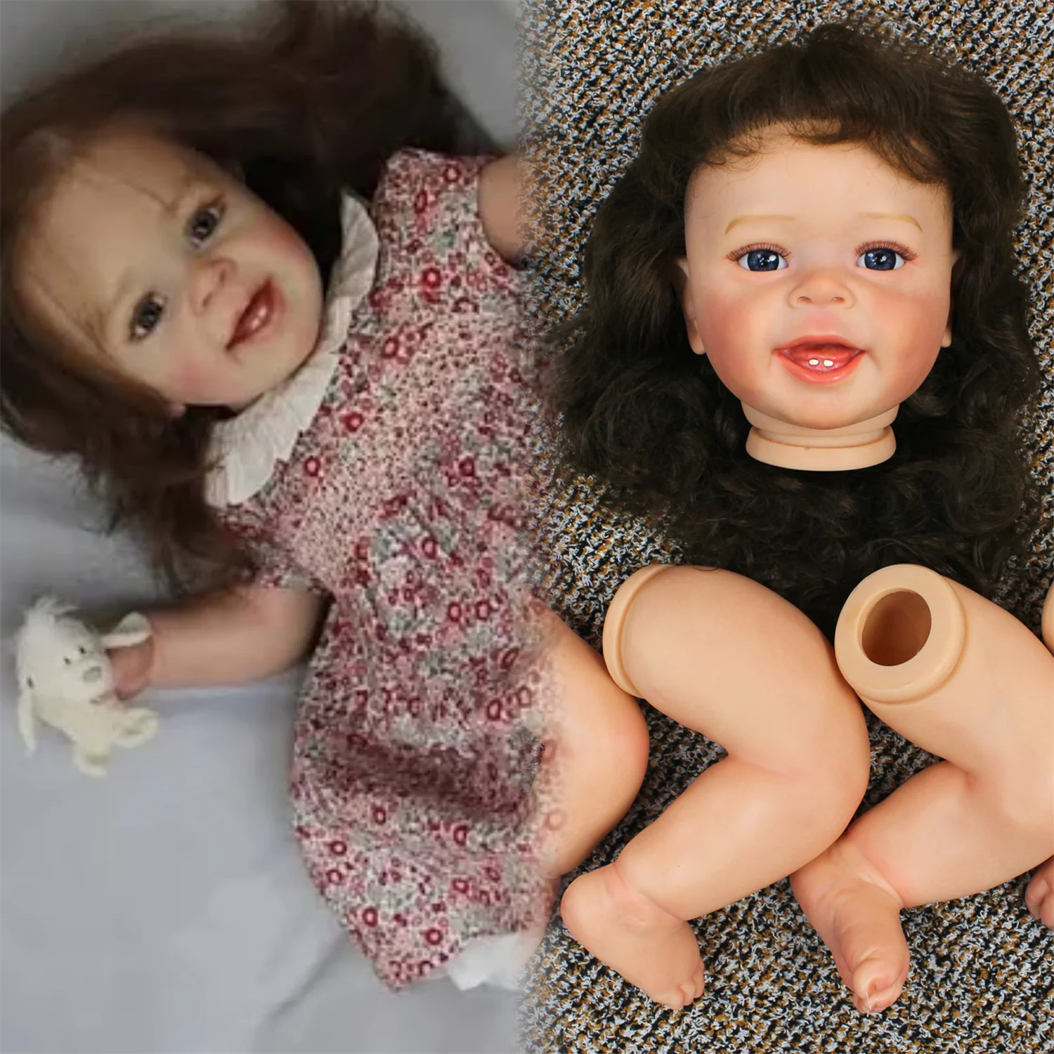 22Inch Cuddly Yannik Kit Reborn With Rooted Hair Unfinished DIY Reborn Doll Kits Handmade Lifelike Realistic Reborn Toddler Doll
22Inch Cuddly Yannik Kit Reborn With Rooted Hair Unfinished DIY Reborn Doll Kits Handmade Lifelike Realistic Reborn Toddler Doll