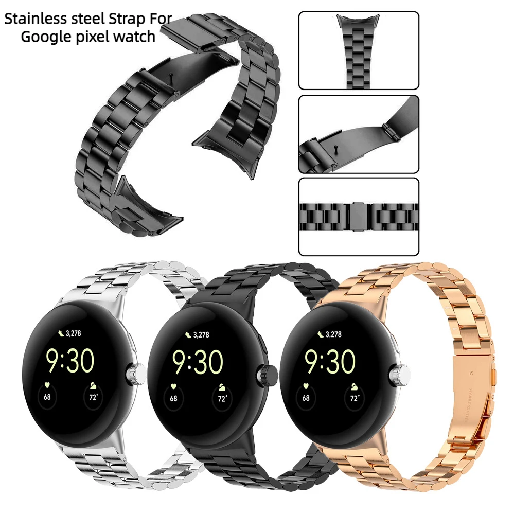 Ремешок из нержавеющей стали для google pixel watch, металлический браслет для наручных часов Google Pixel, аксессуары для женщин и мужчин
Ремешок из нержавеющей стали для google pixel watch, металлический браслет для наручных часов Google Pixel, аксессуары для женщин и мужчин