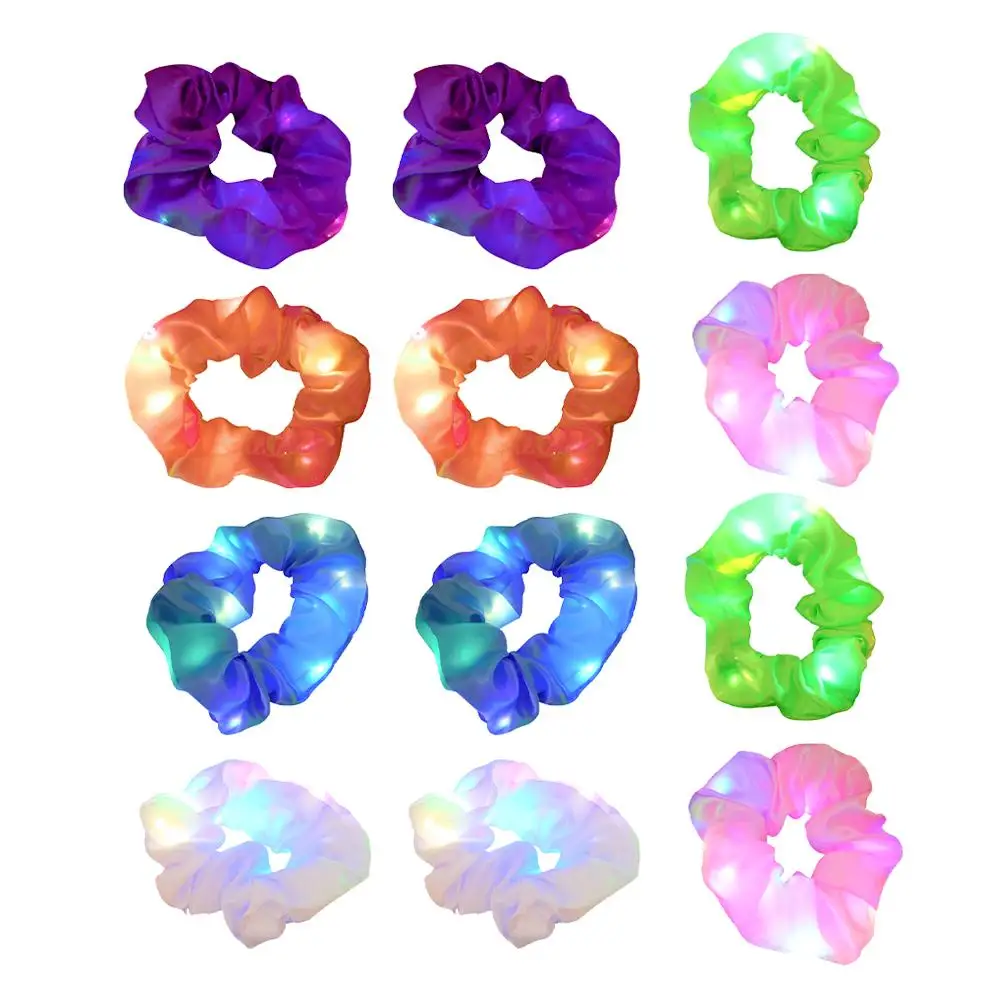 12 Pcs Glowing Hair Accessories Satin Material Women Ties Elastic Scrunchies Ponytail Holders Stylish Design
12 Pcs Glowing Hair Accessories Satin Material Women Ties Elastic Scrunchies Ponytail Holders Stylish Design