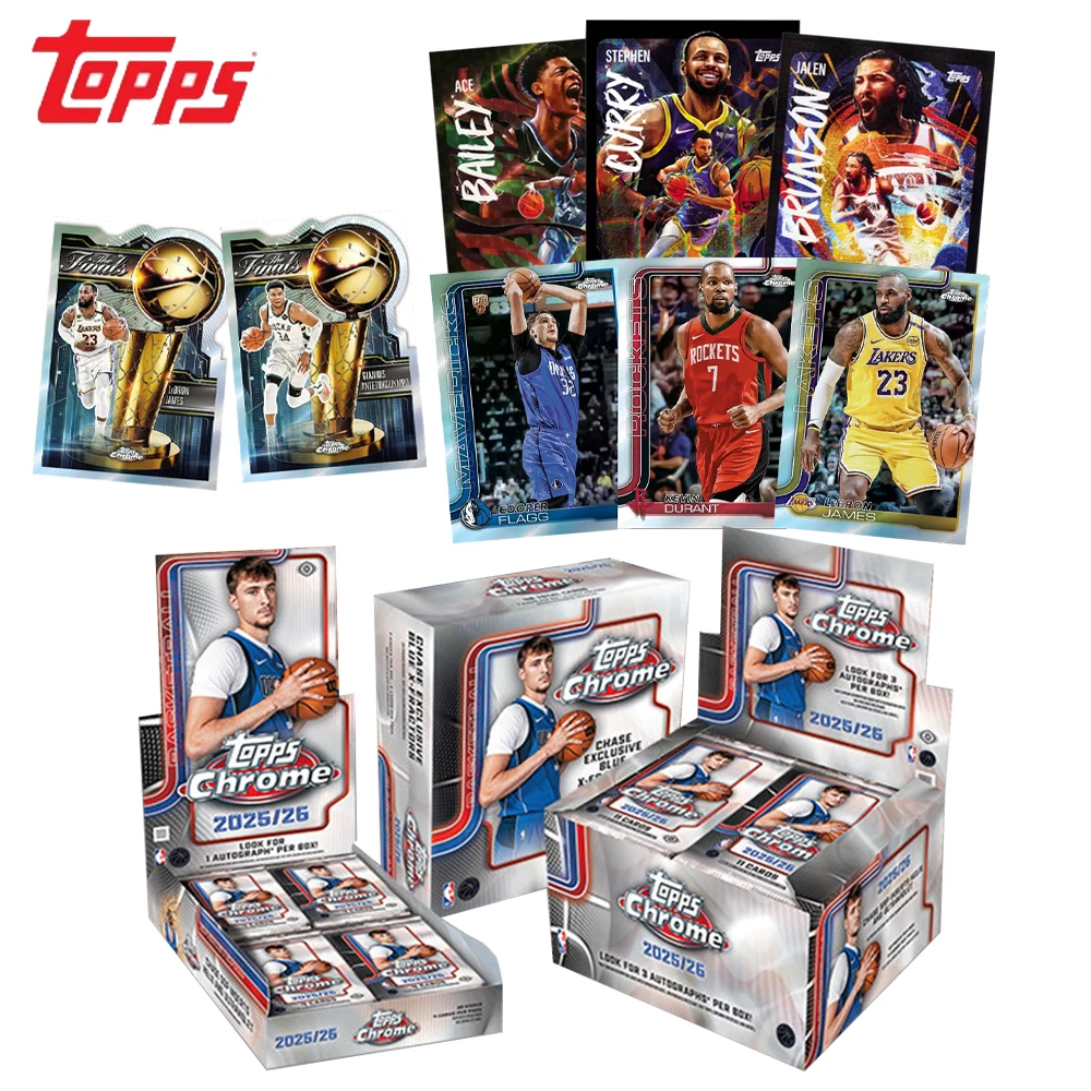 2025-2026 Topps Chrome Basketball Cards NBA Hobby Autograph Highlight Collectible Trading Cards Toy
2025-2026 Topps Chrome Basketball Cards NBA Hobby Autograph Highlight Collectible Trading Cards Toy
