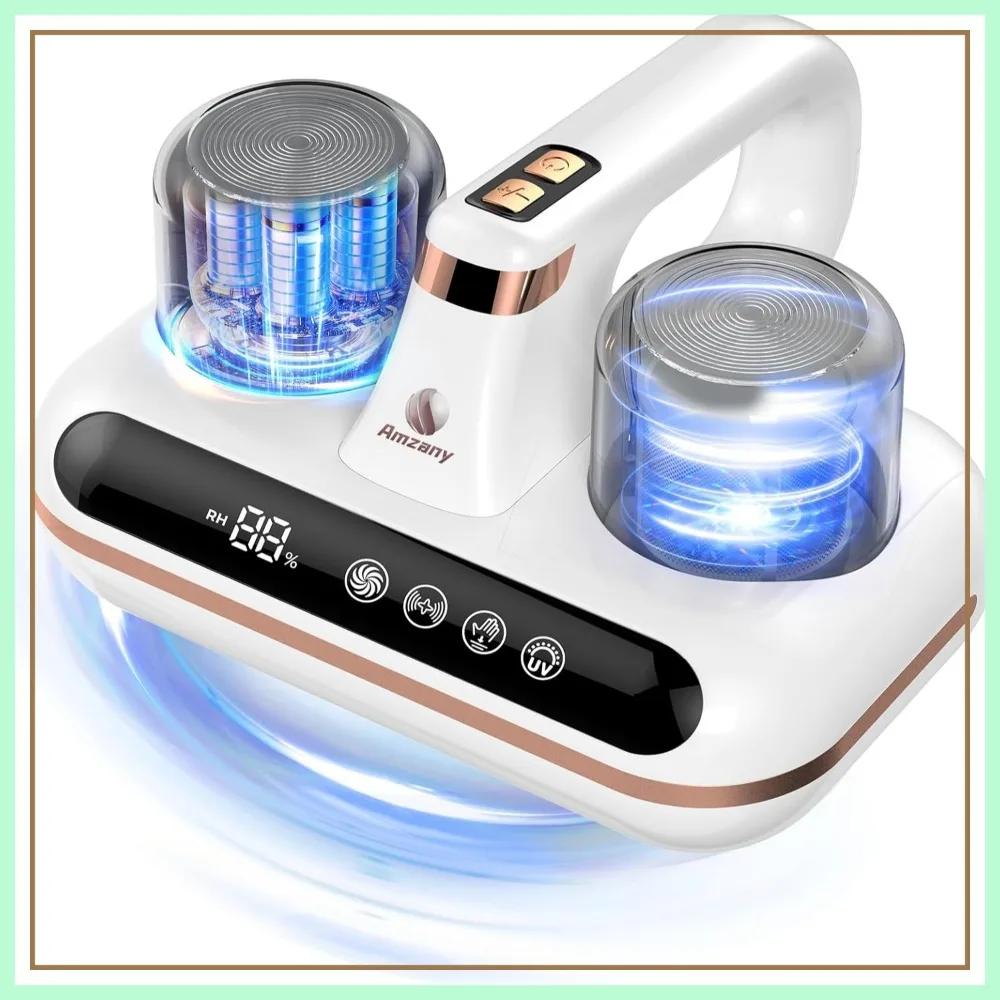 5-in-1 Cordless Mattress Vacuum Cleaner, UV-C & Ultrasonic, 16Kpa Suction, Low Noise, for Dust & Pet Hair
5-in-1 Cordless Mattress Vacuum Cleaner, UV-C & Ultrasonic, 16Kpa Suction, Low Noise, for Dust & Pet Hair
