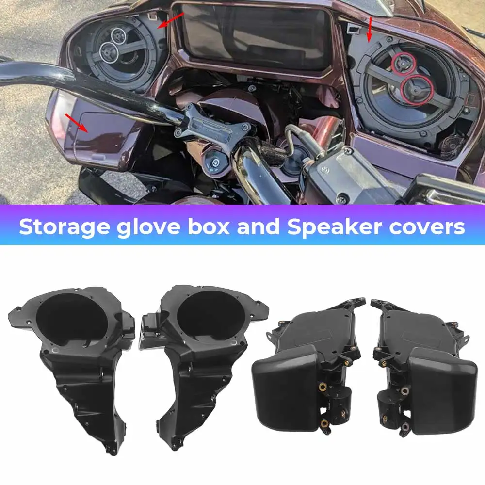 Motorcycle Fairing Storage Glove Box & Inner Speaker Covers For Harley Road Glide CVO/SE ST FLTRXSE FLTRXSTSE FLTRX 2023-2026
Motorcycle Fairing Storage Glove Box & Inner Speaker Covers For Harley Road Glide CVO/SE ST FLTRXSE FLTRXSTSE FLTRX 2023-2026