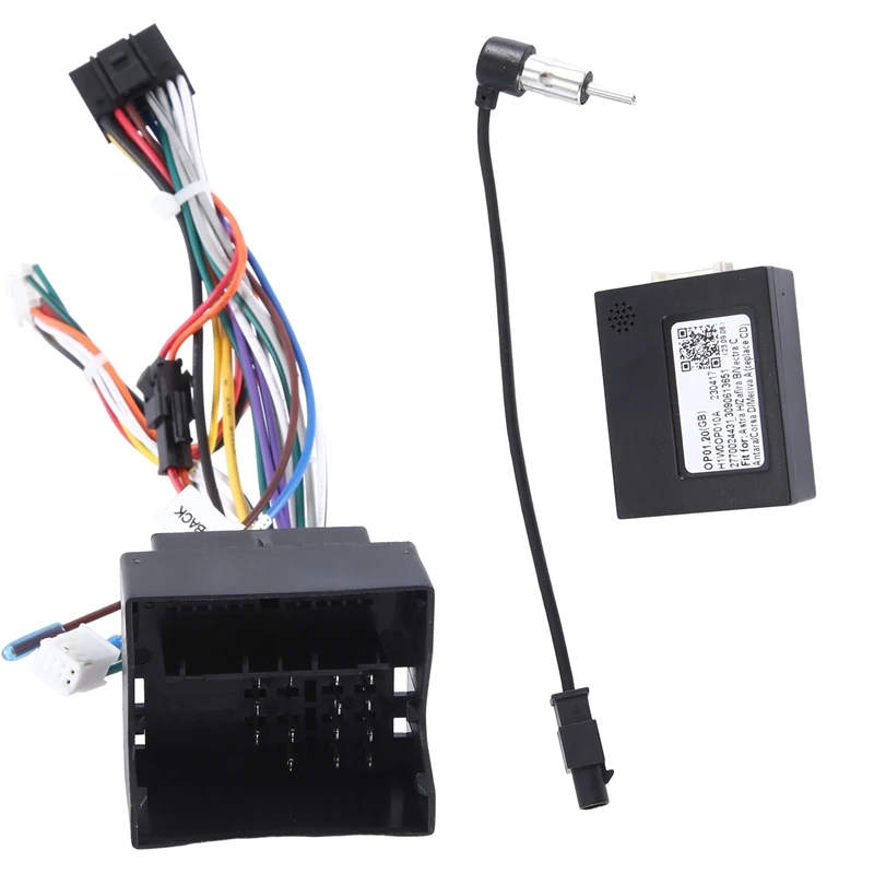 Black Radio Power Cable With Canbus Box For Opel Astra H Zafira B Power Wiring Harness For Android Headunit Installation Adapter
Black Radio Power Cable With Canbus Box For Opel Astra H Zafira B Power Wiring Harness For Android Headunit Installation Adapter