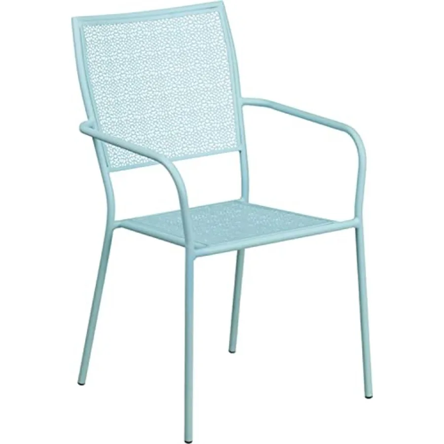 Commercial Grade Indoor-Outdoor Steel Patio Arm Chair with Square Back
Commercial Grade Indoor-Outdoor Steel Patio Arm Chair with Square Back