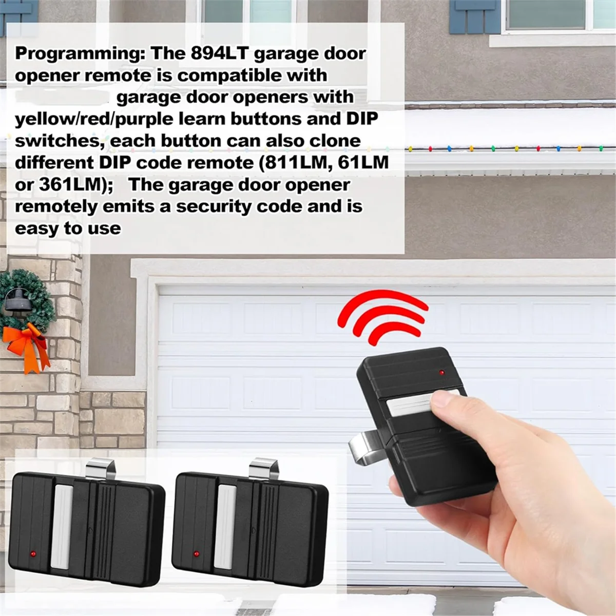 ABYC 2Pcs 9 or 12 Dip Switch Garage Remote Control GT90-1 G220 MAT90 GT912 AT90 Remote Control
ABYC 2Pcs 9 or 12 Dip Switch Garage Remote Control GT90-1 G220 MAT90 GT912 AT90 Remote Control