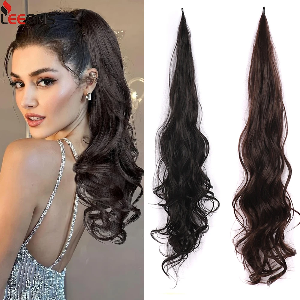 Синтетический хвост-накладка 32 дюйма, гибкий, обхватывающий, длинный, вьющийся, для женщин, 16 цветов
Синтетический хвост-накладка 32 дюйма, гибкий, обхватывающий, длинный, вьющийся, для женщин, 16 цветов