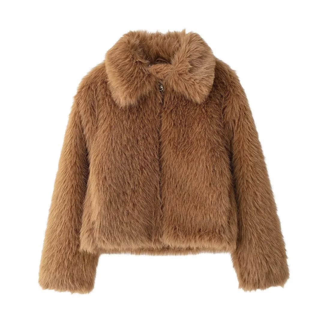 2024 Autumn New Women's Clothing Style Fashion Versatile Casual Solid Color Hairy Collar Coat
2024 Autumn New Women's Clothing Style Fashion Versatile Casual Solid Color Hairy Collar Coat